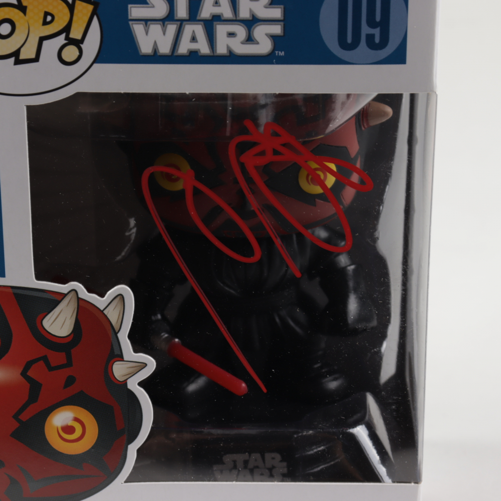 Ray Park Signed "Star Wars" 9 Darth Maul Funko Pop! Vinyl Figure