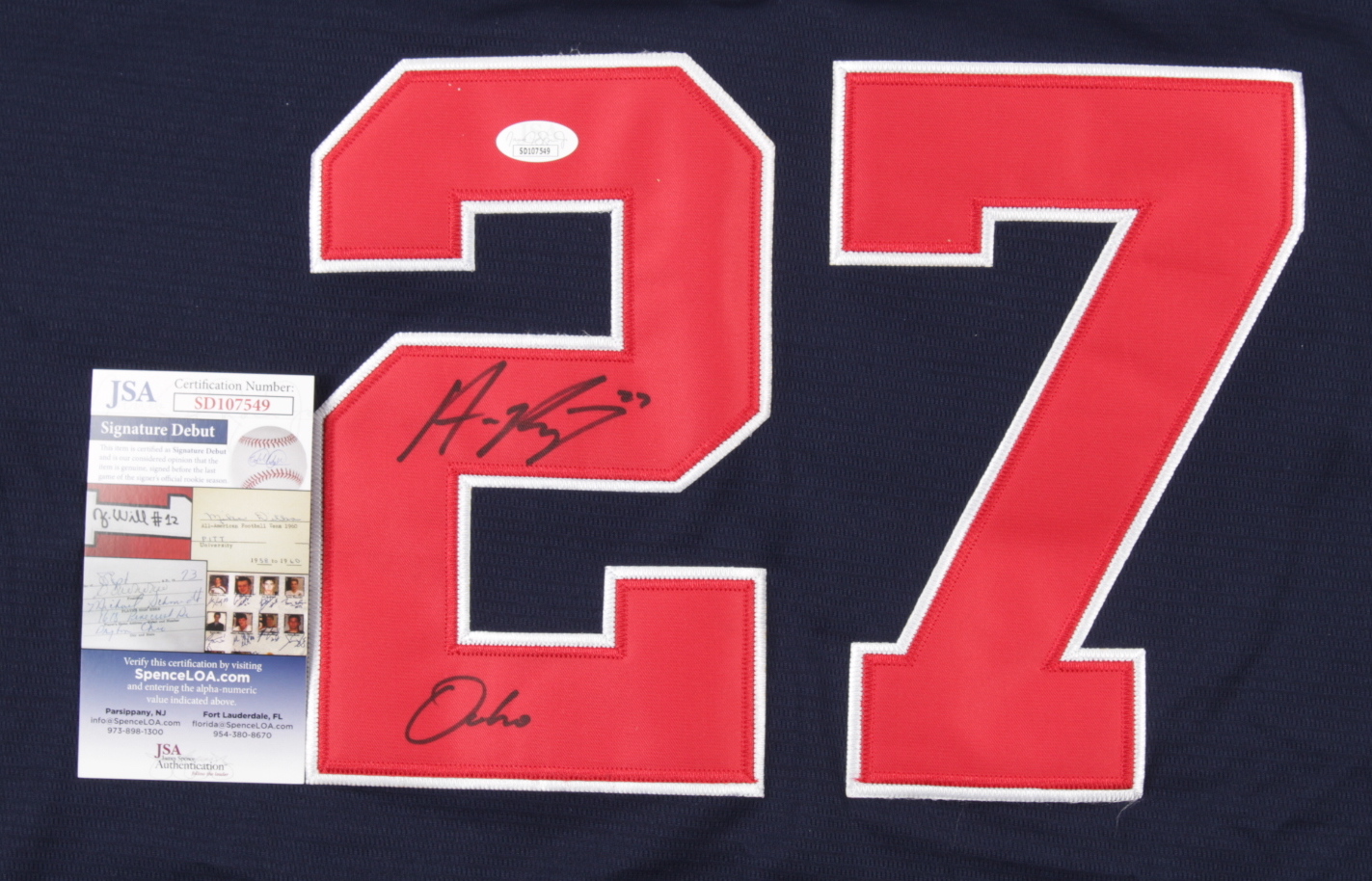 Austin Riley Signed Austin Riley Signed Braves Jersey Inscribed