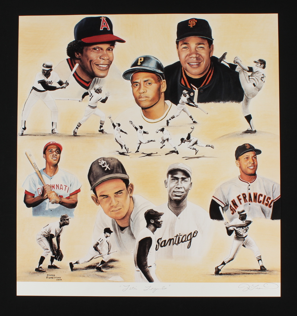 James Fiorentino Signed "Latin Legends" 19.5x21 Print Inscribed "Latin Legends" (PA LOA) at PristineAuction.com James Fiorentino Signed "Latin Legends" 19.5x21 Print Inscribed "Latin Legends" (PA LOA) at PristineAuction.com