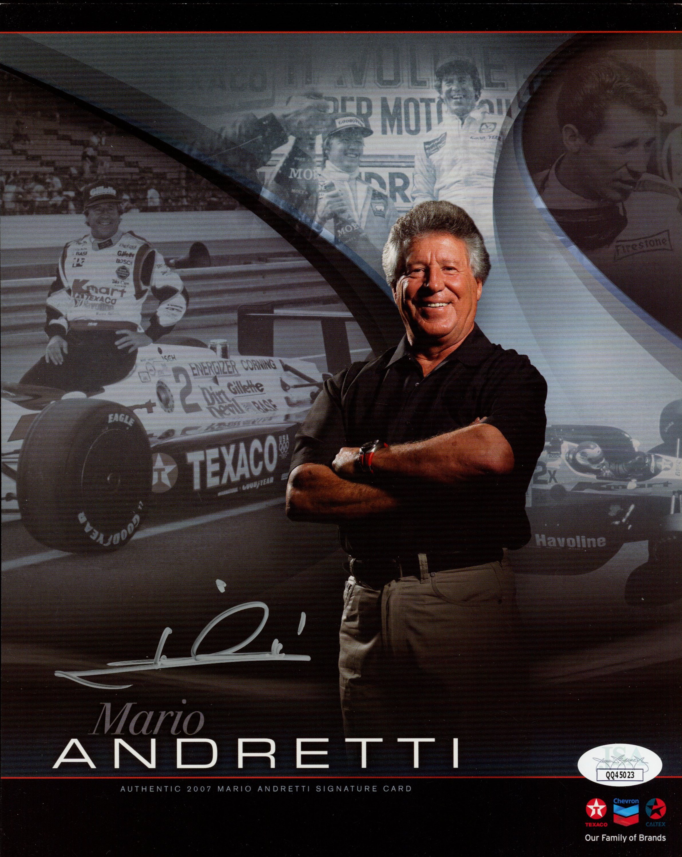 Mario Andretti Signed Formula One 8x10 Photo (JSA COA) at PristineAuction.com Mario Andretti Signed Formula One 8x10 Photo (JSA COA) at PristineAuction.com