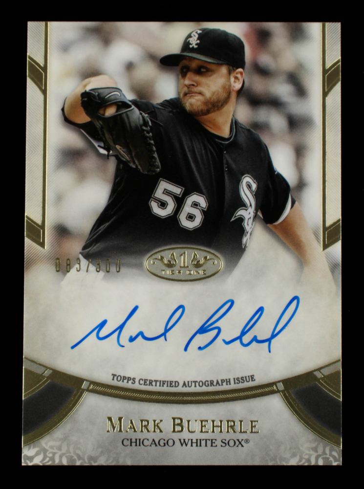Mark Buehrle 2021 Topps Tier One Prime Performers Autographs #PPAMBU #083/300