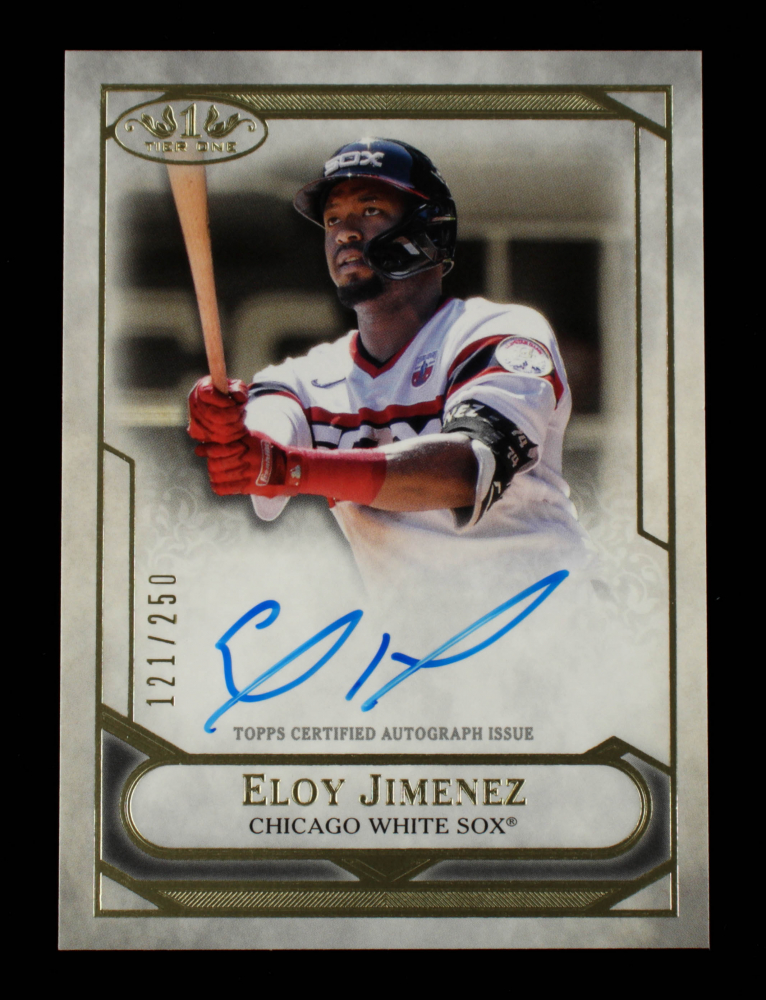 Eloy Jimenez 2021 Topps Tier One Tier One Talent Autographs #T1TAEJI #121/250
