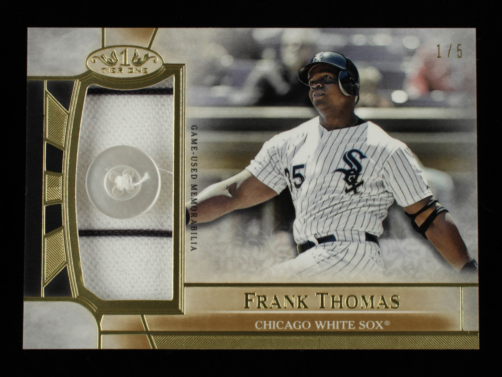 Frank Thomas 2021 Topps Tier One Uniform Button Relics #T1UBFT #1/5