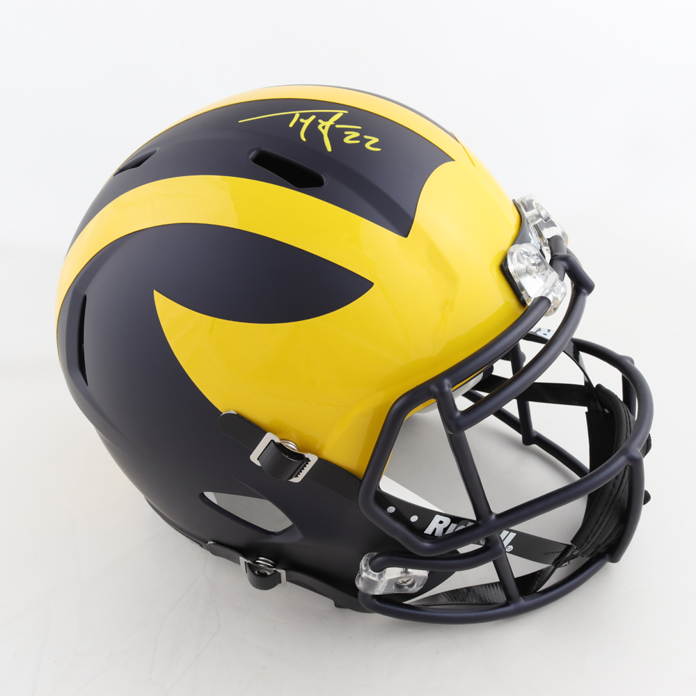 Ty Law Signed Michigan Wolverines Full-Size Matte Black Speed Helmet (Beckett Hologram) at PristineAuction.com Ty Law Signed Michigan Wolverines Full-Size Matte Black Speed Helmet (Beckett Hologram) at PristineAuction.com