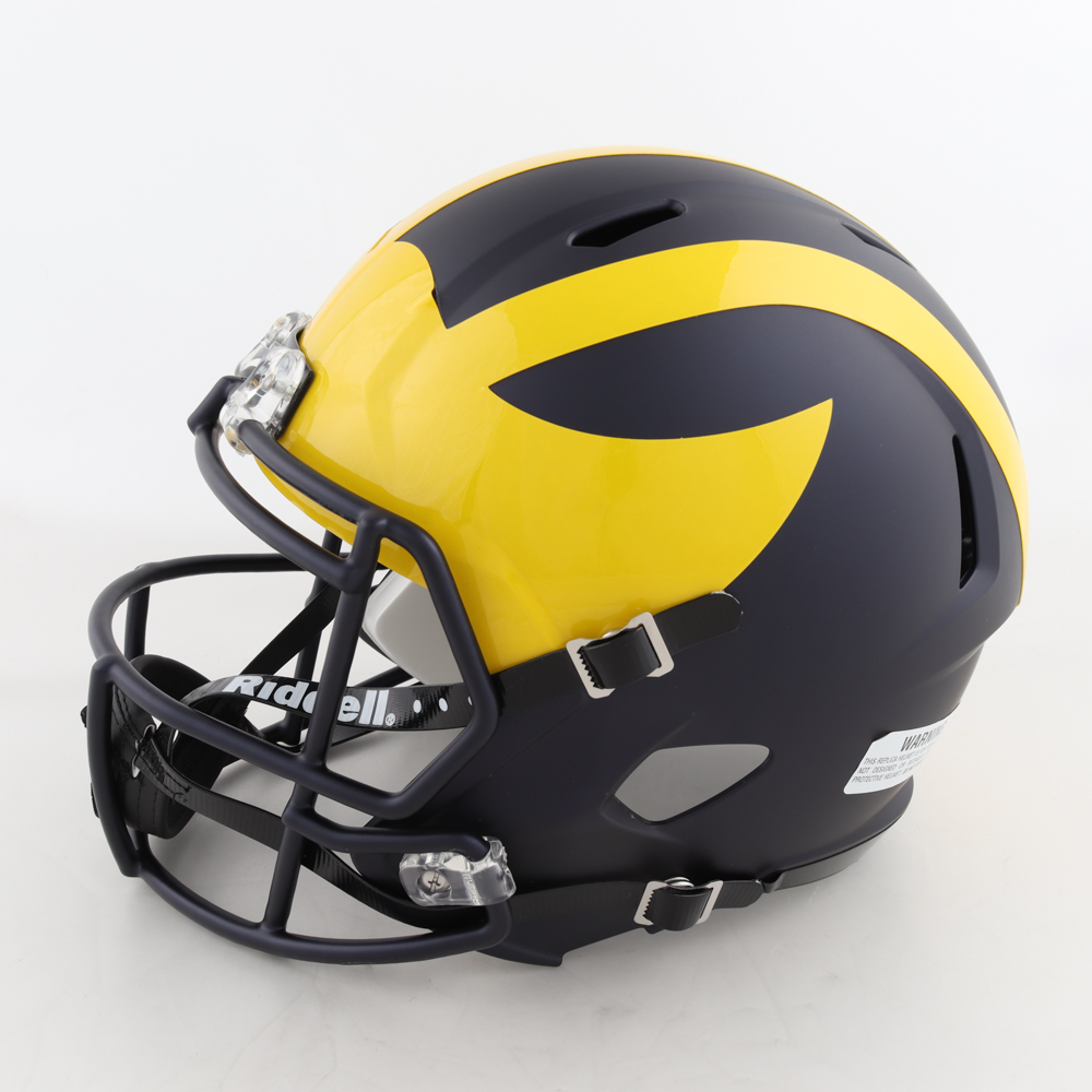 Ty Law Signed Michigan Wolverines Full-Size Matte Black Speed Helmet (Beckett Hologram) at PristineAuction.com Ty Law Signed Michigan Wolverines Full-Size Matte Black Speed Helmet (Beckett Hologram) at PristineAuction.com