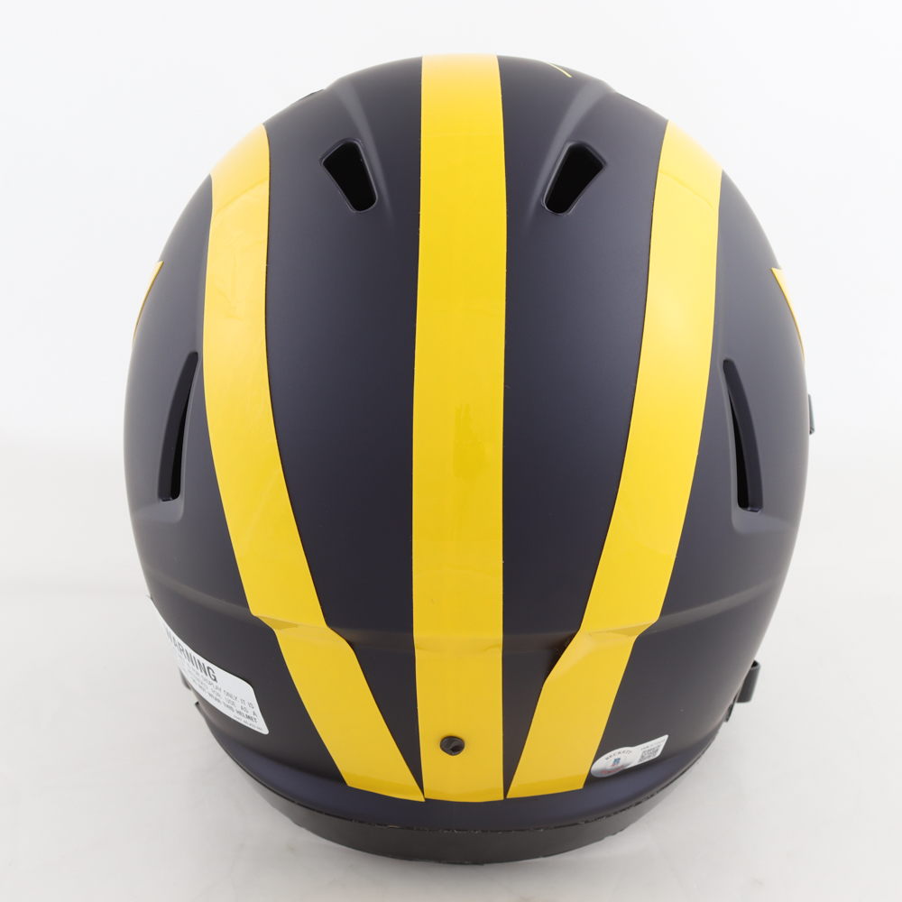 Ty Law Signed Michigan Wolverines Full-Size Matte Black Speed Helmet (Beckett Hologram) at PristineAuction.com Ty Law Signed Michigan Wolverines Full-Size Matte Black Speed Helmet (Beckett Hologram) at PristineAuction.com
