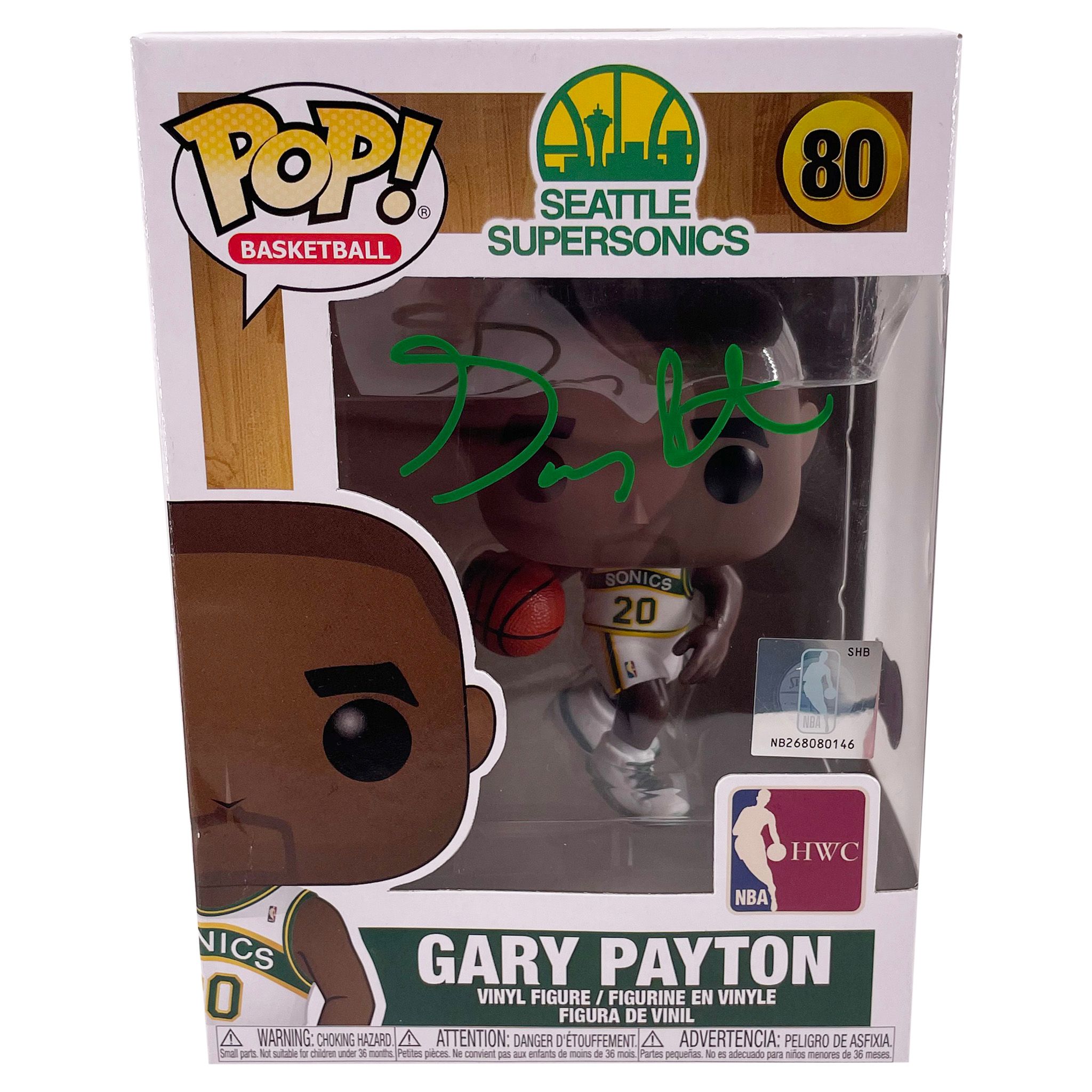 Gary Payton Signed SuperSonics #80 Funko Pop! Vinyl Figure (Beckett Hologram) at PristineAuction.com Gary Payton Signed SuperSonics #80 Funko Pop! Vinyl Figure (Beckett Hologram) at PristineAuction.com