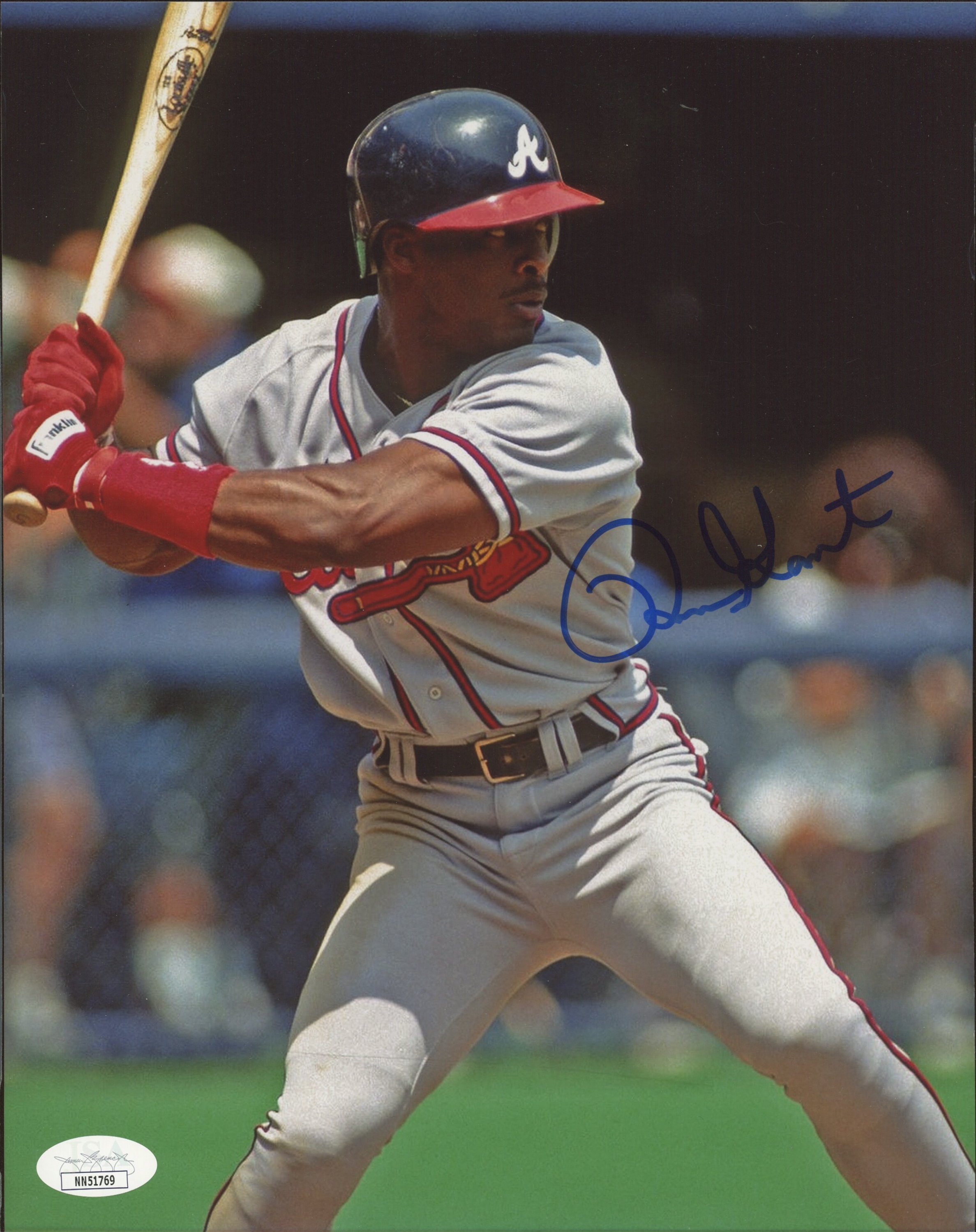 Ron Gant Signed Braves 8x10 Photo (JSA COA) at PristineAuction.com Ron Gant Signed Braves 8x10 Photo (JSA COA) at PristineAuction.com