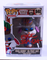 Eric Bauza Signed "Looney Tunes" #840 Bugs Bunny (In Fruit Hat) Funko Pop! Vinyl Figure (PSA) at PristineAuction.com