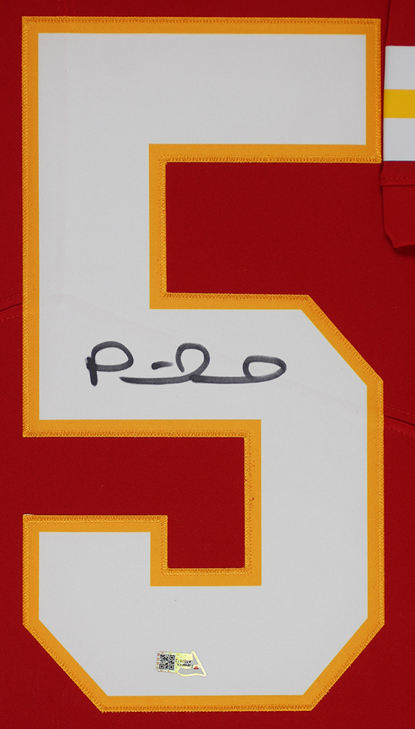 Patrick Mahomes Signed 35x43 Custom Framed Jersey (Fanatics) at PristineAuction.com Patrick Mahomes Signed 35x43 Custom Framed Jersey (Fanatics) at PristineAuction.com