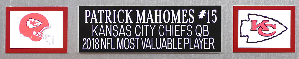 Patrick Mahomes Signed 35x43 Custom Framed Jersey (Fanatics) at PristineAuction.com Patrick Mahomes Signed 35x43 Custom Framed Jersey (Fanatics) at PristineAuction.com