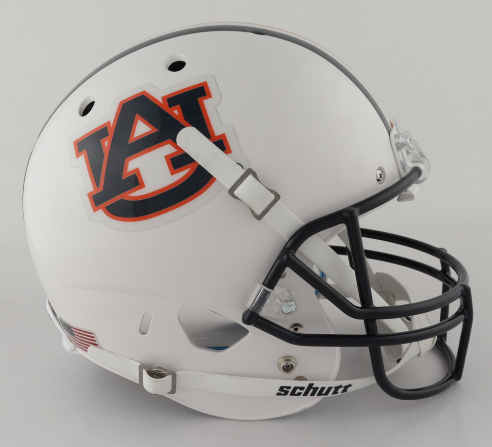 thumbnail interactive-video image 1 of Riddell Auburn Tigers Full Size Replica Speed Football Helmet – NCAA 1 of 2