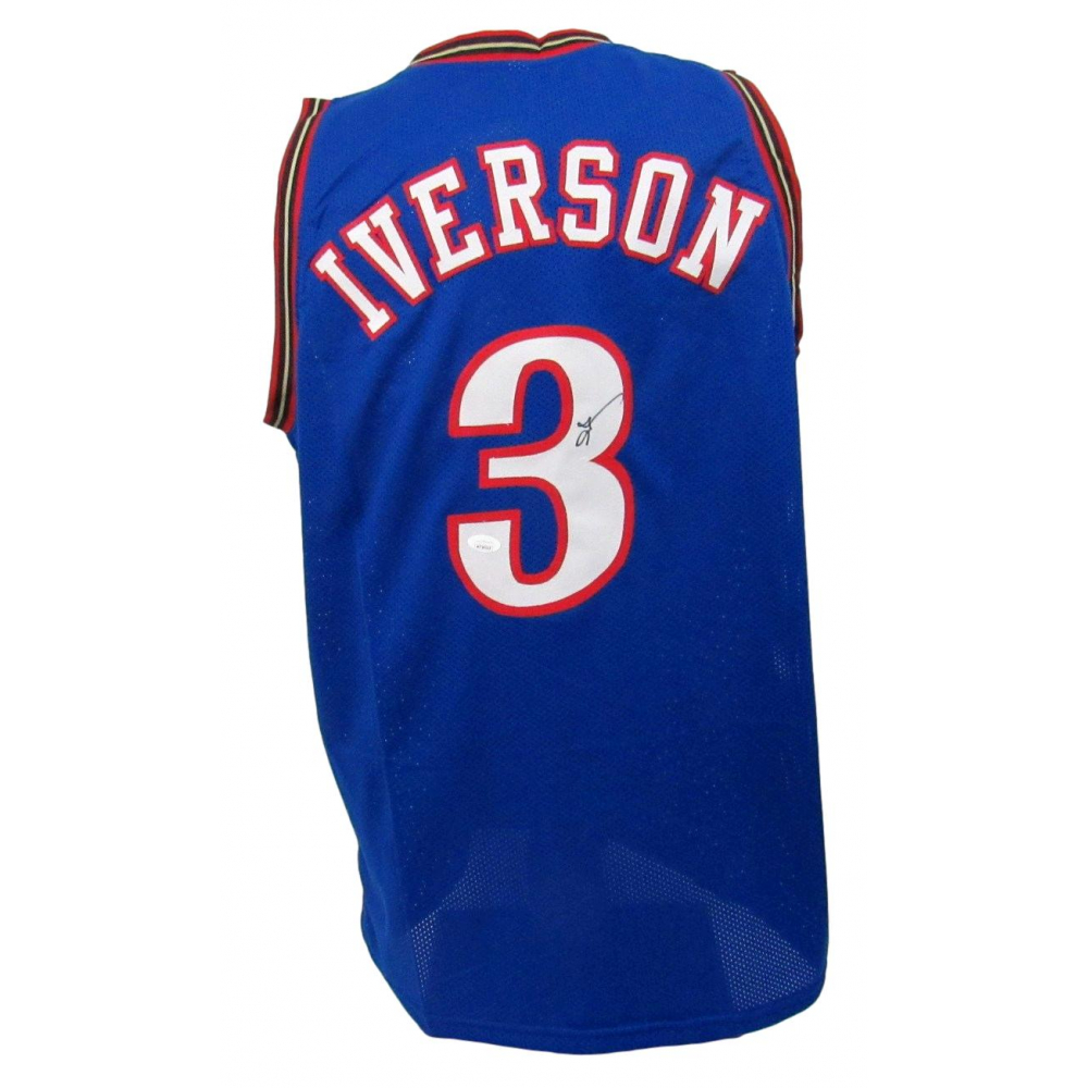 Maillot NBA Allen Iverson Philadelphia 76ers signé and