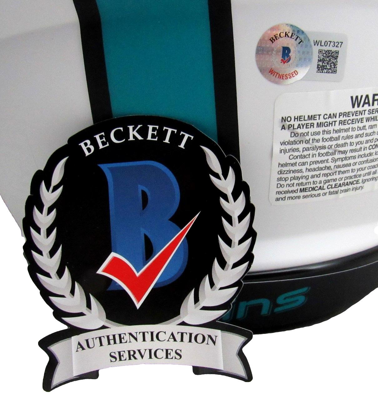 Bob Griese Signed Dolphins Full-Size Authentic On-Field Lunar Eclipse Alternate Speed Helmet Inscribed "HOF '90" (Beckett) at PristineAuction.com Bob Griese Signed Dolphins Full-Size Authentic On-Field Lunar Eclipse Alternate Speed Helmet Inscribed "HOF '90" (Beckett) at PristineAuction.com