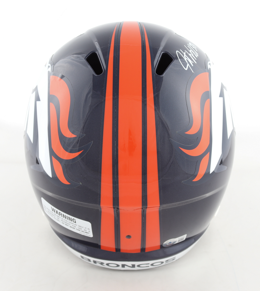 Javonte Williams Signed Broncos Full-Size Speed Helmet (Beckett Hologram) at PristineAuction.com Javonte Williams Signed Broncos Full-Size Speed Helmet (Beckett Hologram) at PristineAuction.com