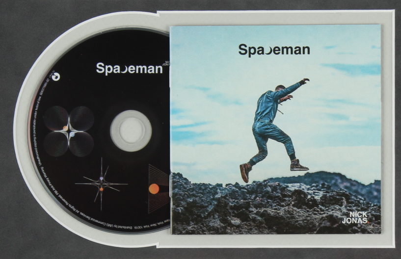 Nick Jonas Signed "Spaceman" 16.5x22.5 Custom Framed CD Cover Display (JSA COA) at PristineAuction.com Nick Jonas Signed "Spaceman" 16.5x22.5 Custom Framed CD Cover Display (JSA COA) at PristineAuction.com