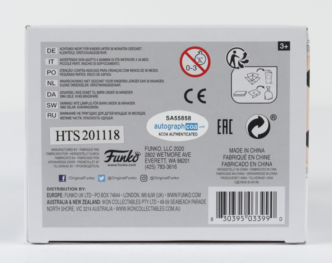 Bob Gale Signed "Back To The Future" #50 Dr. Emmett Brown Funko Pop Figure Inscribed "Great Scott" (AutographCOA COA) (See Description) at PristineAuction.com Bob Gale Signed "Back To The Future" #50 Dr. Emmett Brown Funko Pop Figure Inscribed "Great Scott" (AutographCOA COA) (See Description) at PristineAuction.com