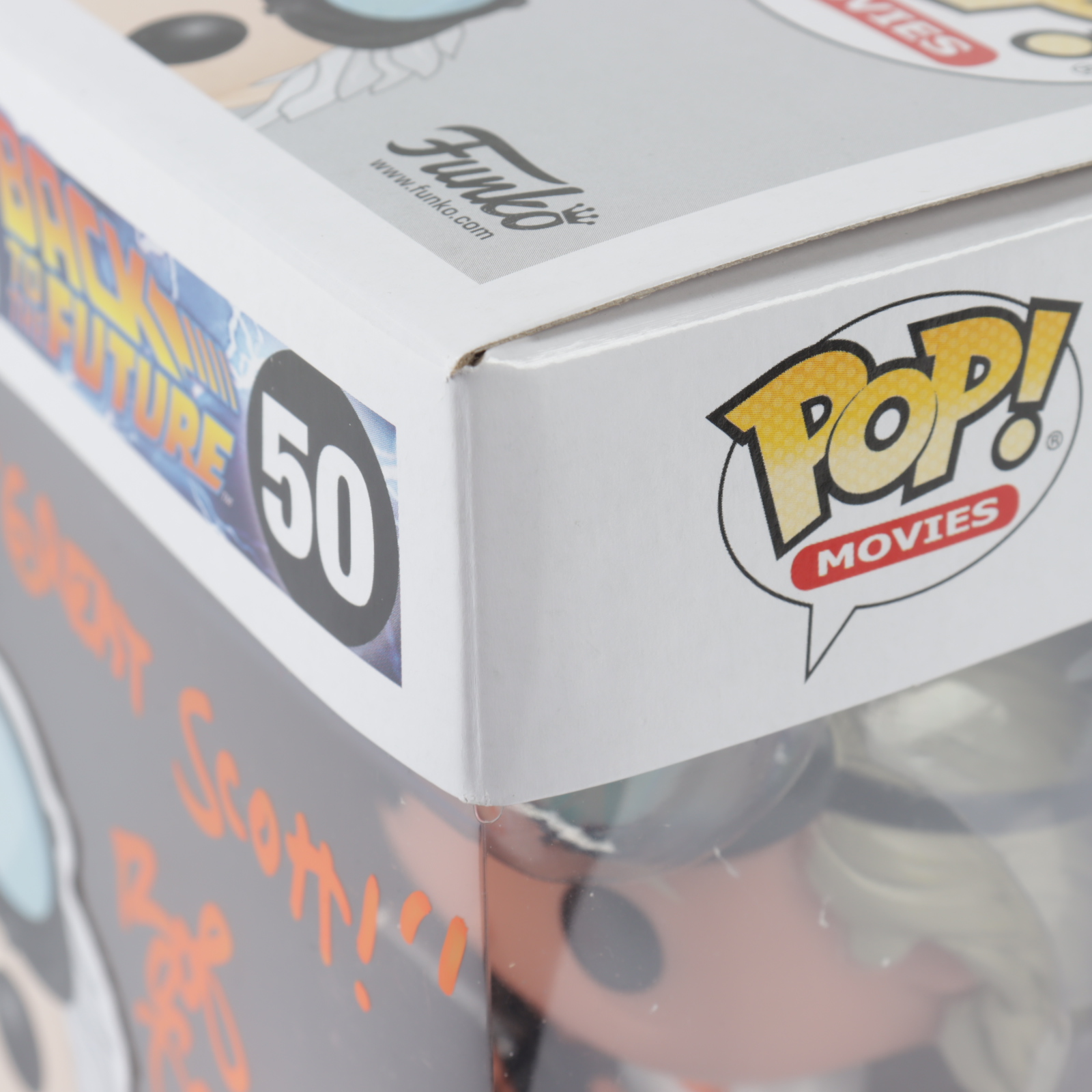 Bob Gale Signed "Back To The Future" #50 Dr. Emmett Brown Funko Pop Figure Inscribed "Great Scott" (AutographCOA COA) (See Description) at PristineAuction.com Bob Gale Signed "Back To The Future" #50 Dr. Emmett Brown Funko Pop Figure Inscribed "Great Scott" (AutographCOA COA) (See Description) at PristineAuction.com