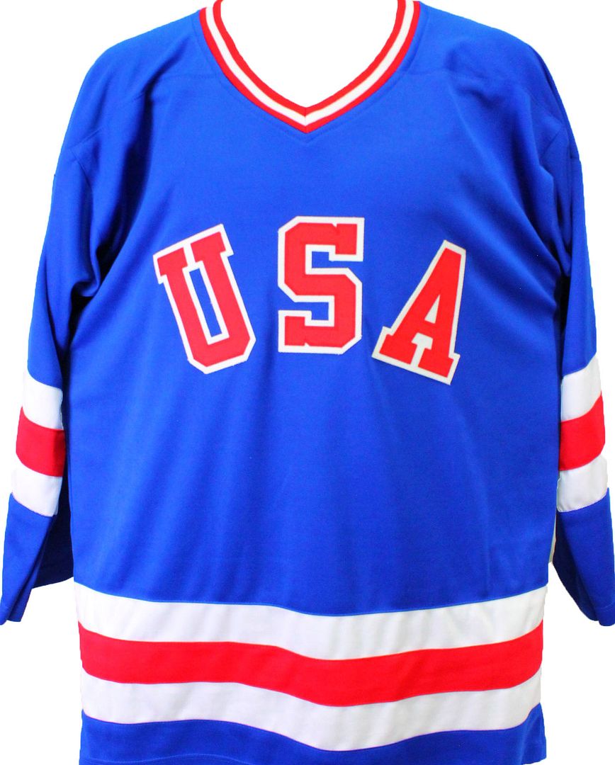 1980 "Miracle on Ice" Hockey Jersey Team-Signed by (18) with Mike Eruzione, Jim Craig, Craig Patrick, Dave Silk (Beckett Hologram) at PristineAuction.com 1980 "Miracle on Ice" Hockey Jersey Team-Signed by (18) with Mike Eruzione, Jim Craig, Craig Patrick, Dave Silk (Beckett Hologram) at PristineAuction.com