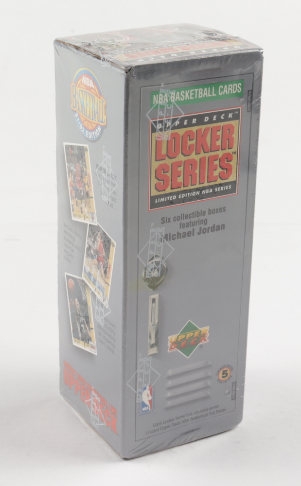1991 Upper Deck NBA Michael Jordan Locker Series 5 Box with (7) Packs Pristine Auction