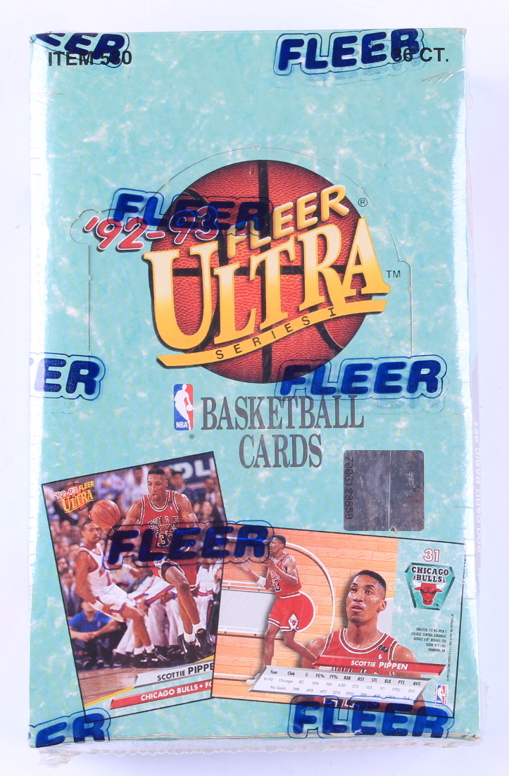 1992-93 Fleer Ultra Series 1 Basketball Hobby Box with (36) Packs at PristineAuction.com 1992-93 Fleer Ultra Series 1 Basketball Hobby Box with (36) Packs at PristineAuction.com
