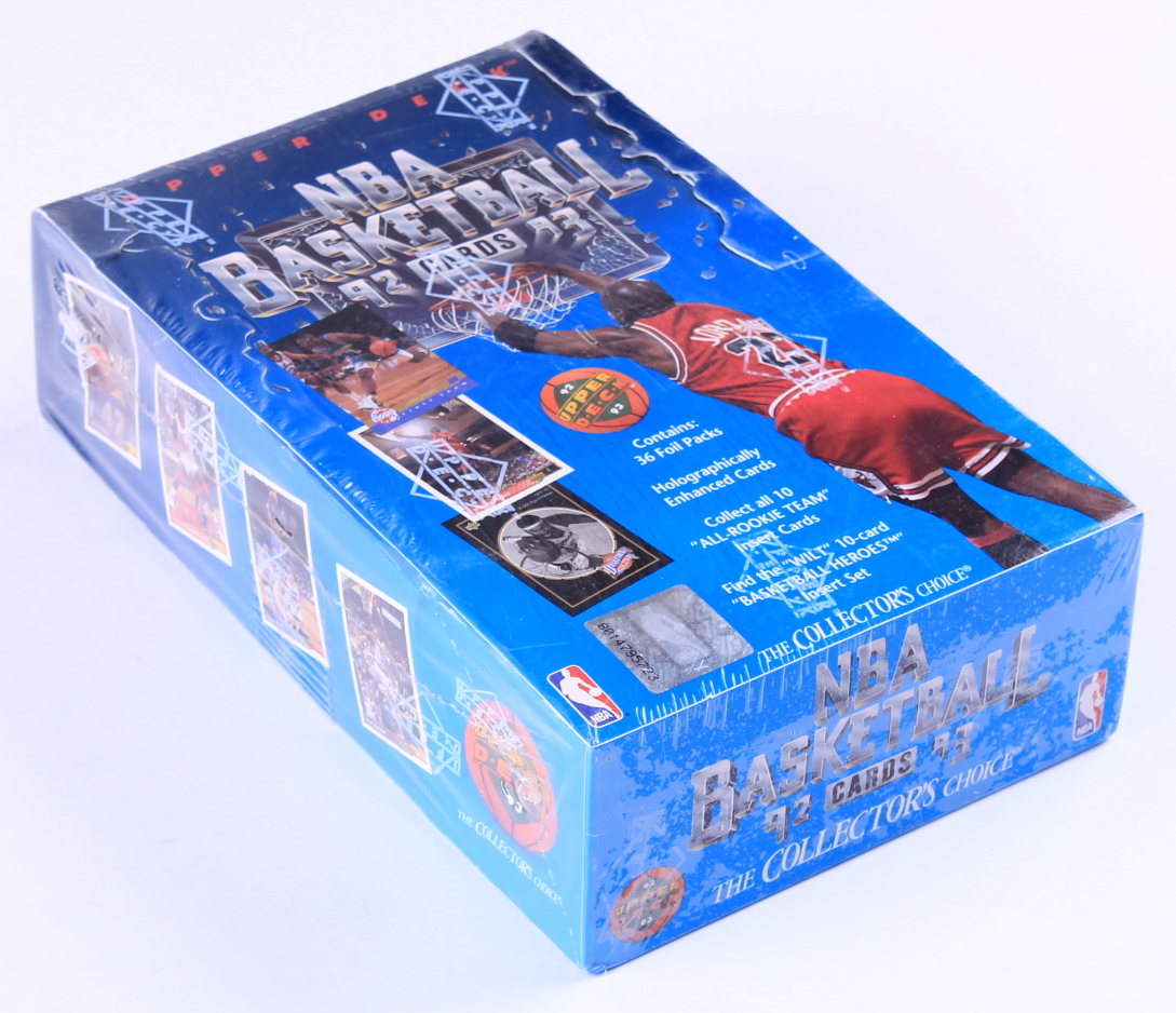 1992-93 Upper Deck Low Series Basketball Hobby Box with (36) Packs at PristineAuction.com 1992-93 Upper Deck Low Series Basketball Hobby Box with (36) Packs at PristineAuction.com