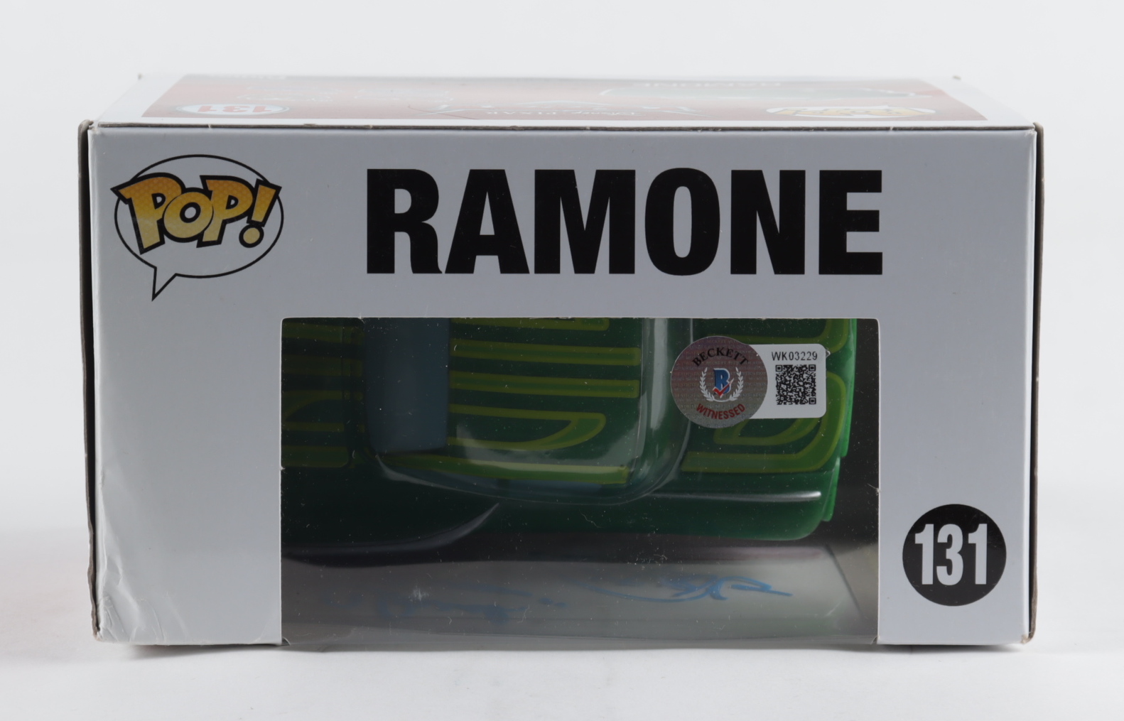 Cheech Marin & Tommy Chong Signed "Cars" #131 Ramone Funko Pop! Vinyl Figure Inscribed "Ramone" (Beckett Hologram) (See Description) at PristineAuction.com Cheech Marin & Tommy Chong Signed "Cars" #131 Ramone Funko Pop! Vinyl Figure Inscribed "Ramone" (Beckett Hologram) (See Description) at PristineAuction.com