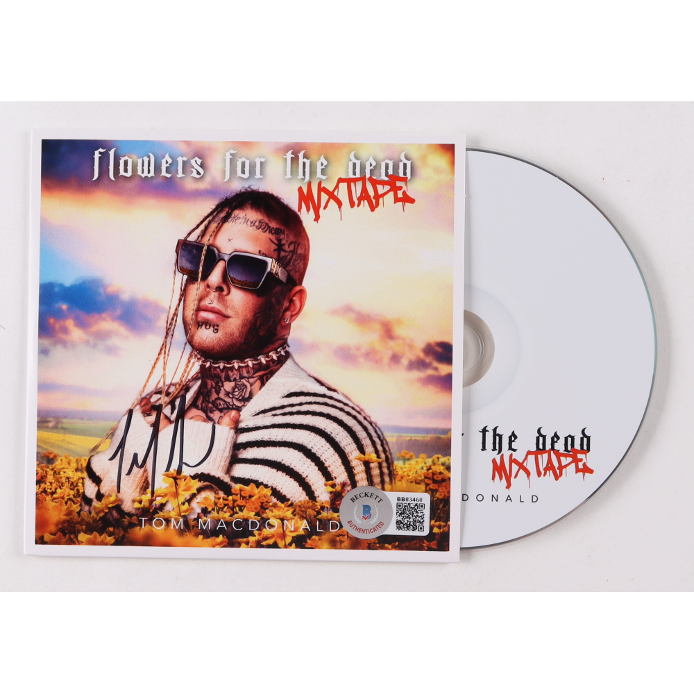 Tom MacDonald Signed "Flowers for the Dead" CD Album (Beckett COA