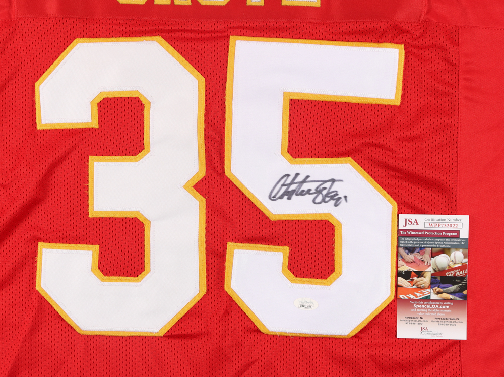 Christian Okoye Signed Jersey (JSA COA) at PristineAuction.com Christian Okoye Signed Jersey (JSA COA) at PristineAuction.com