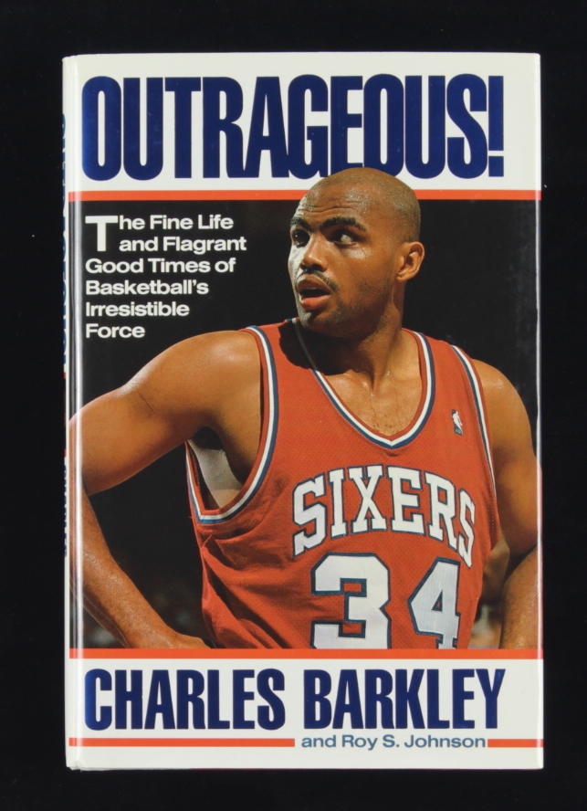 Charles Barkley Signed "Outrageous! : The Fine Life and Flagrant Good Times of Basketball's Irresistable Force" Hardcover Book (JSA COA) at PristineAuction.com Charles Barkley Signed "Outrageous! : The Fine Life and Flagrant Good Times of Basketball's Irresistable Force" Hardcover Book (JSA COA) at PristineAuction.com