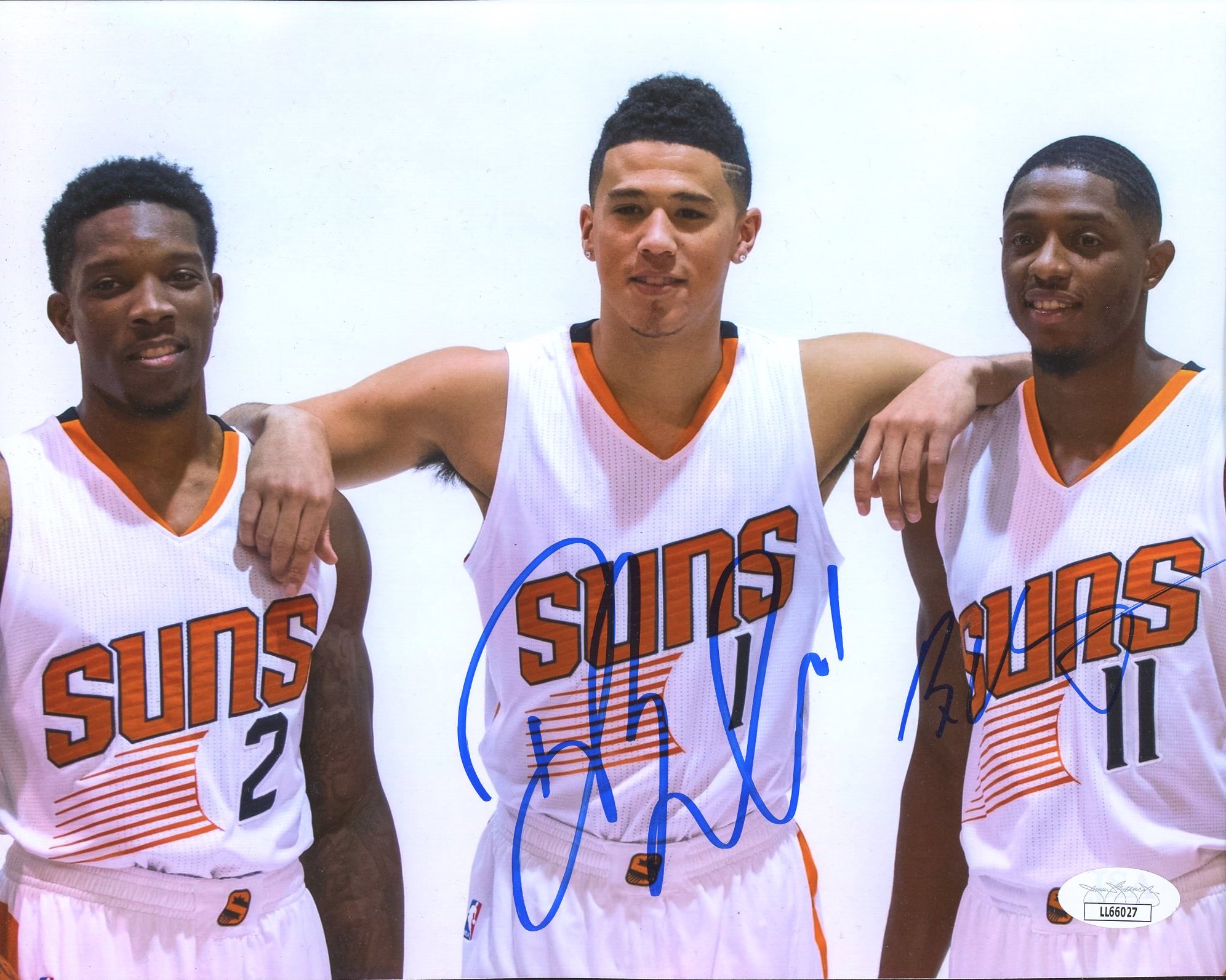 Devin Booker & Brandon Knight Signed Suns 8x10 Photo (JSA COA) at PristineAuction.com Devin Booker & Brandon Knight Signed Suns 8x10 Photo (JSA COA) at PristineAuction.com