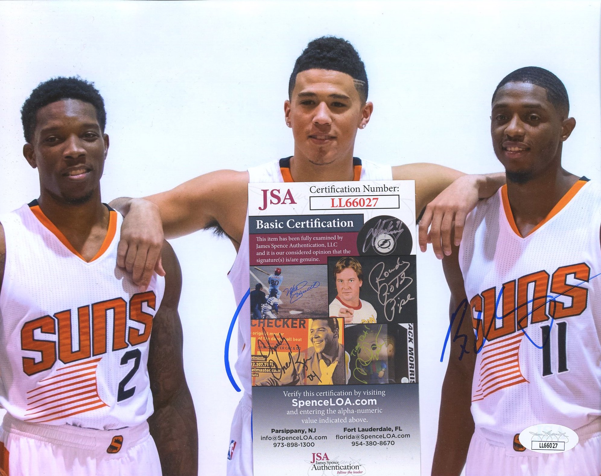 Devin Booker & Brandon Knight Signed Suns 8x10 Photo (JSA COA) at PristineAuction.com Devin Booker & Brandon Knight Signed Suns 8x10 Photo (JSA COA) at PristineAuction.com