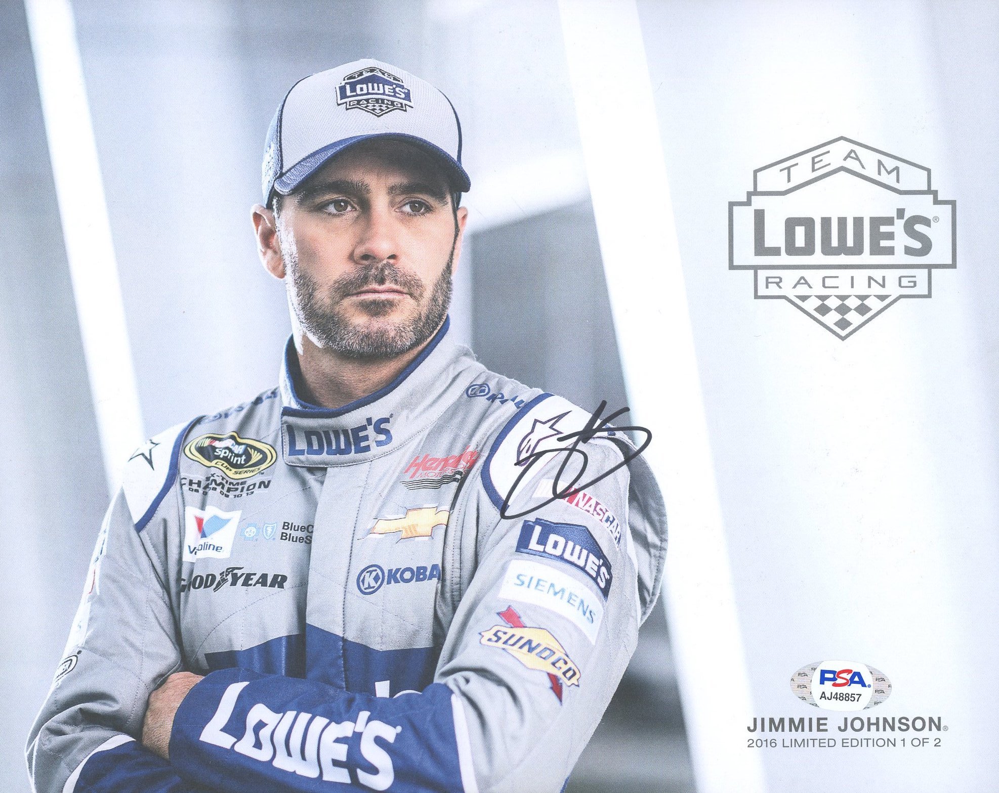 Jimmie Johnson Signed NASCAR 8x10 Photo (PSA) at PristineAuction.com Jimmie Johnson Signed NASCAR 8x10 Photo (PSA) at PristineAuction.com