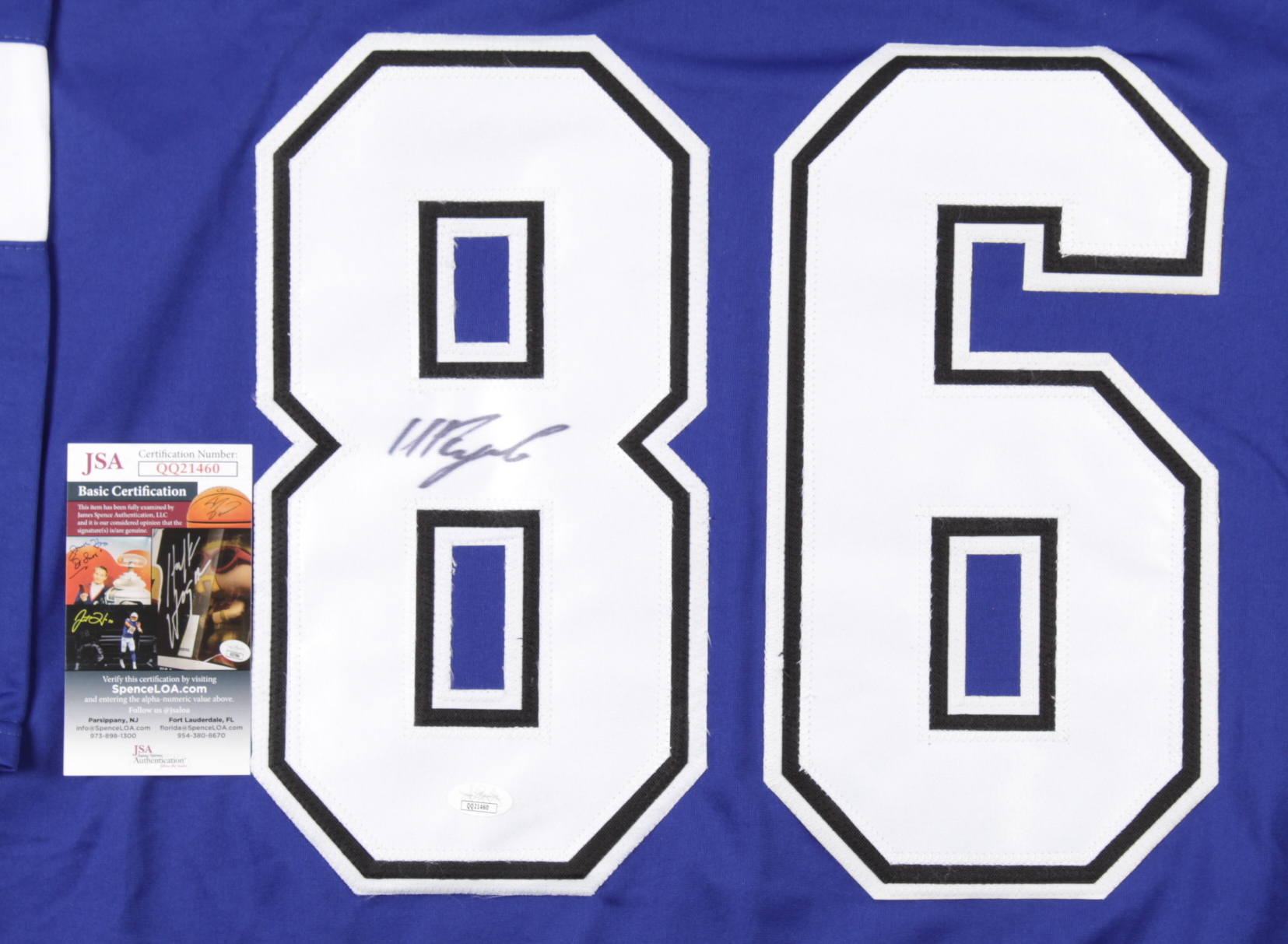 Nikita Kucherov Signed Jersey (JSA COA) at PristineAuction.com Nikita Kucherov Signed Jersey (JSA COA) at PristineAuction.com