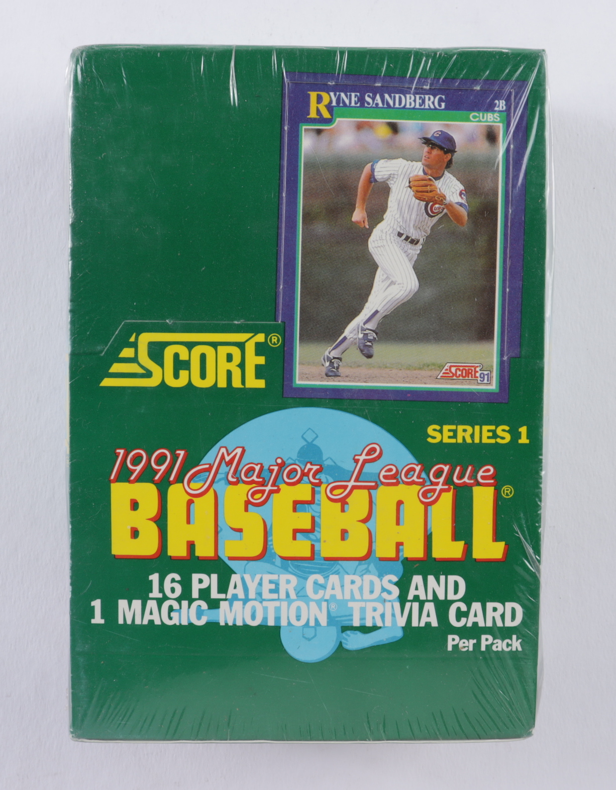 1991 Score Series 1 Baseball Wax Box with (36) Packs at PristineAuction.com 1991 Score Series 1 Baseball Wax Box with (36) Packs at PristineAuction.com