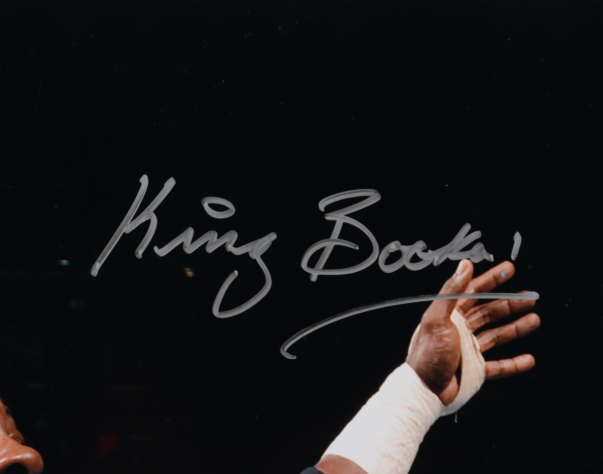 Booker T Signed WWE 16x20 Photo Inscribed "King Booker!" (PSA) at PristineAuction.com Booker T Signed WWE 16x20 Photo Inscribed "King Booker!" (PSA) at PristineAuction.com