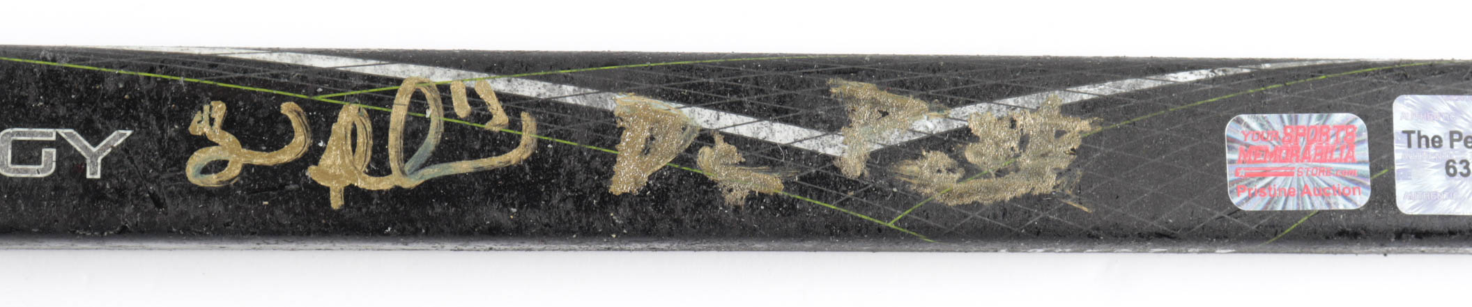 Brad Marchand, Patrice Bergeron & David Pastrnak Signed Hockey Stick Shaft Piece (The Perfection Line COA) (See Description) at PristineAuction.com Brad Marchand, Patrice Bergeron & David Pastrnak Signed Hockey Stick Shaft Piece (The Perfection Line COA) (See Description) at PristineAuction.com