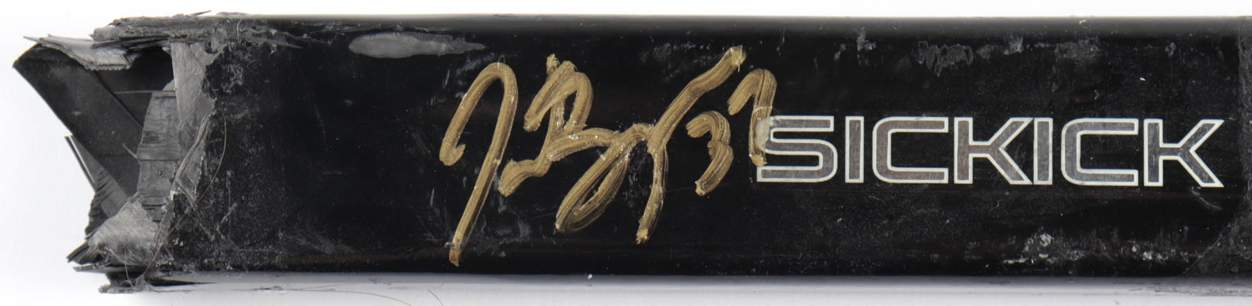 Brad Marchand, Patrice Bergeron & David Pastrnak Signed Hockey Stick Shaft Piece (The Perfection Line COA) (See Description) at PristineAuction.com Brad Marchand, Patrice Bergeron & David Pastrnak Signed Hockey Stick Shaft Piece (The Perfection Line COA) (See Description) at PristineAuction.com