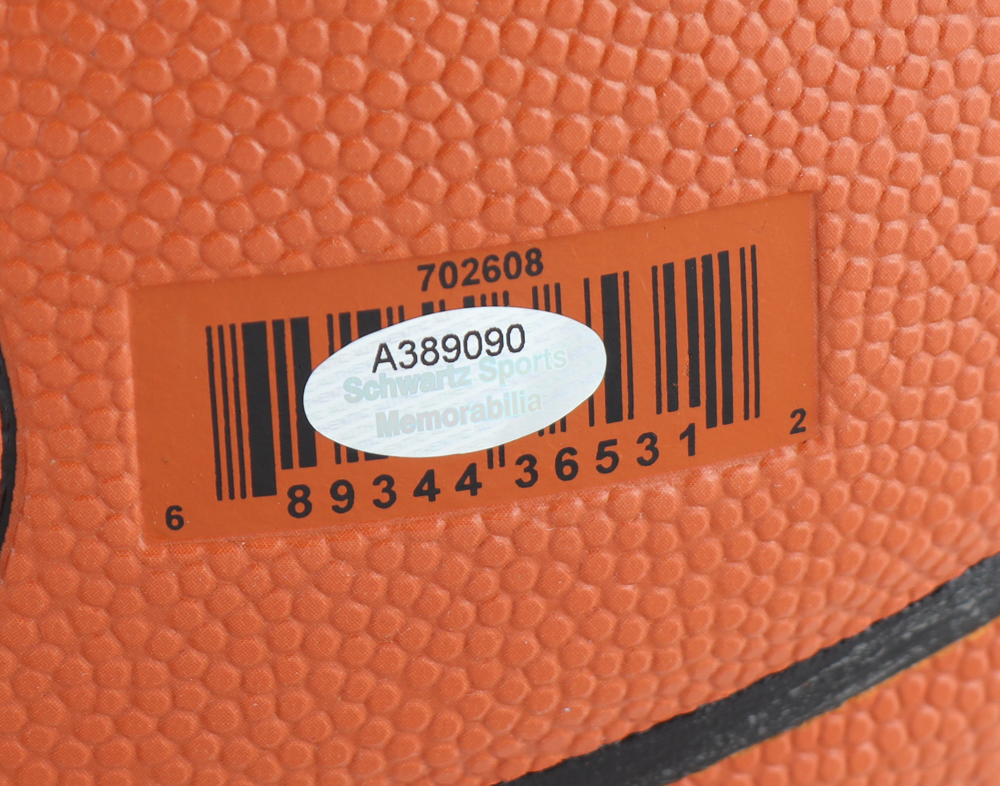 Shaquille O'Neal Signed Magic Logo NBA Game Ball Series Basketball (Schwartz Sports COA) at PristineAuction.com Shaquille O'Neal Signed Magic Logo NBA Game Ball Series Basketball (Schwartz Sports COA) at PristineAuction.com