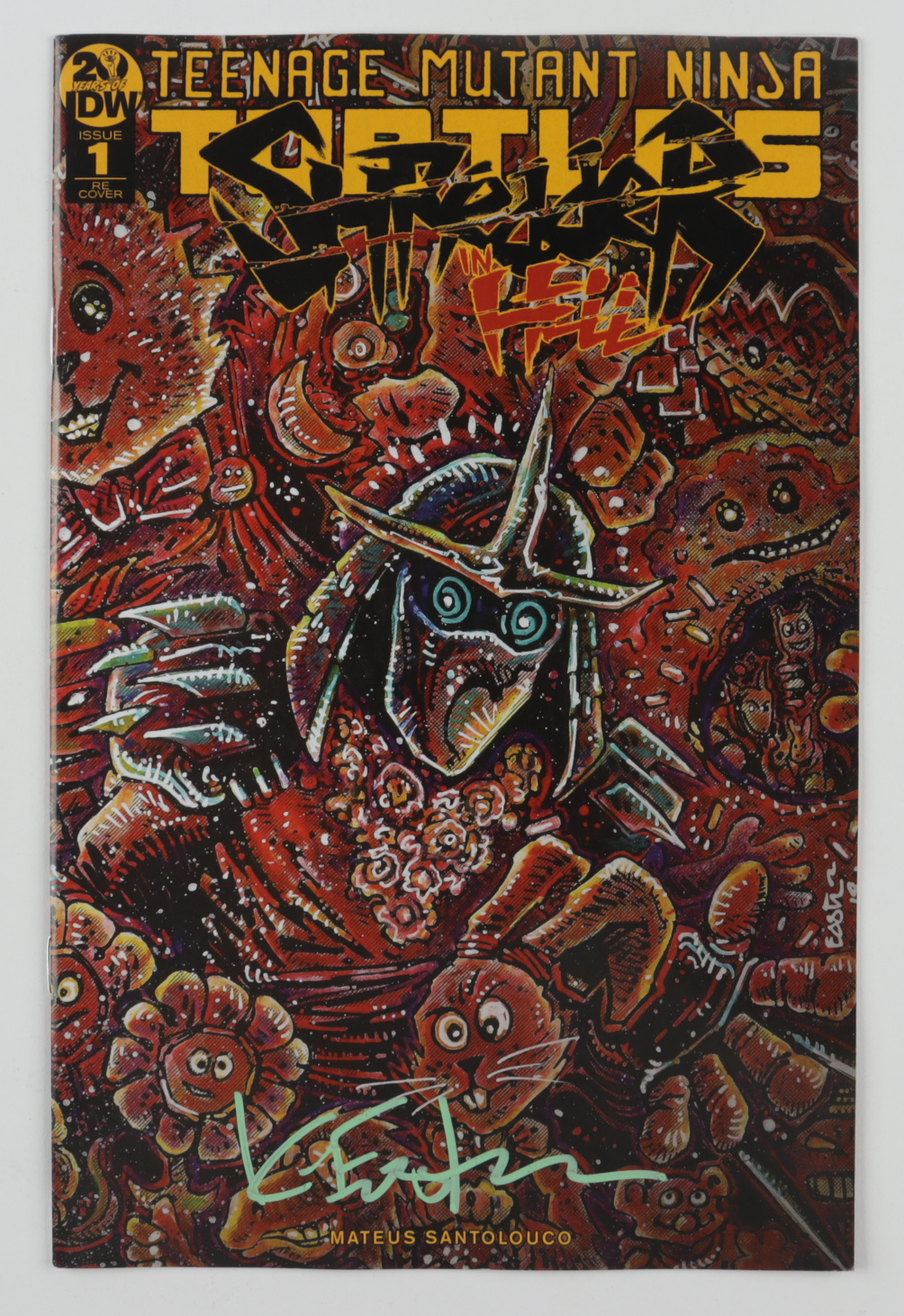 Kevin Eastman Signed Teenage Mutant Ninja Turtles Original Comic Book (PA COA) at PristineAuction.com Kevin Eastman Signed Teenage Mutant Ninja Turtles Original Comic Book (PA COA) at PristineAuction.com