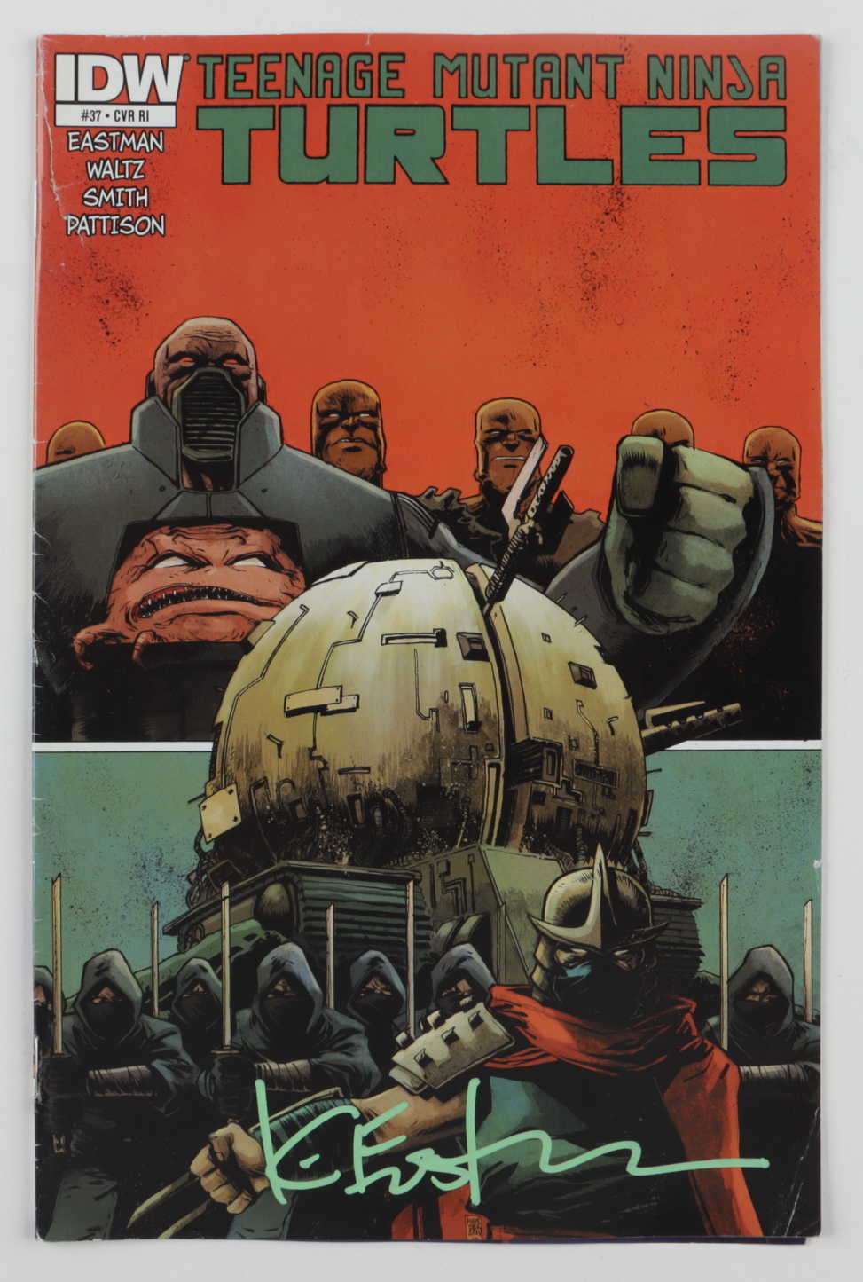 Kevin Eastman Signed Teenage Mutant Ninja Turtles Original Comic Book (PA COA) at PristineAuction.com Kevin Eastman Signed Teenage Mutant Ninja Turtles Original Comic Book (PA COA) at PristineAuction.com