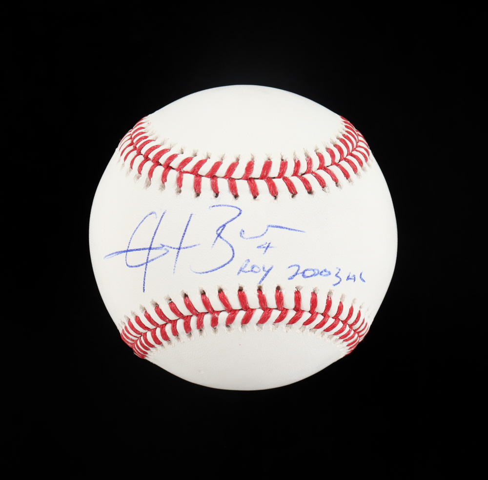 Angel Berroa Signed OML Baseball Inscribed "ROY 2003 AL" (Schwartz Sports COA) at PristineAuction.com Angel Berroa Signed OML Baseball Inscribed "ROY 2003 AL" (Schwartz Sports COA) at PristineAuction.com