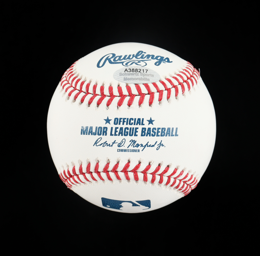 Angel Berroa Signed OML Baseball Inscribed "ROY 2003 AL" (Schwartz Sports COA) at PristineAuction.com Angel Berroa Signed OML Baseball Inscribed "ROY 2003 AL" (Schwartz Sports COA) at PristineAuction.com