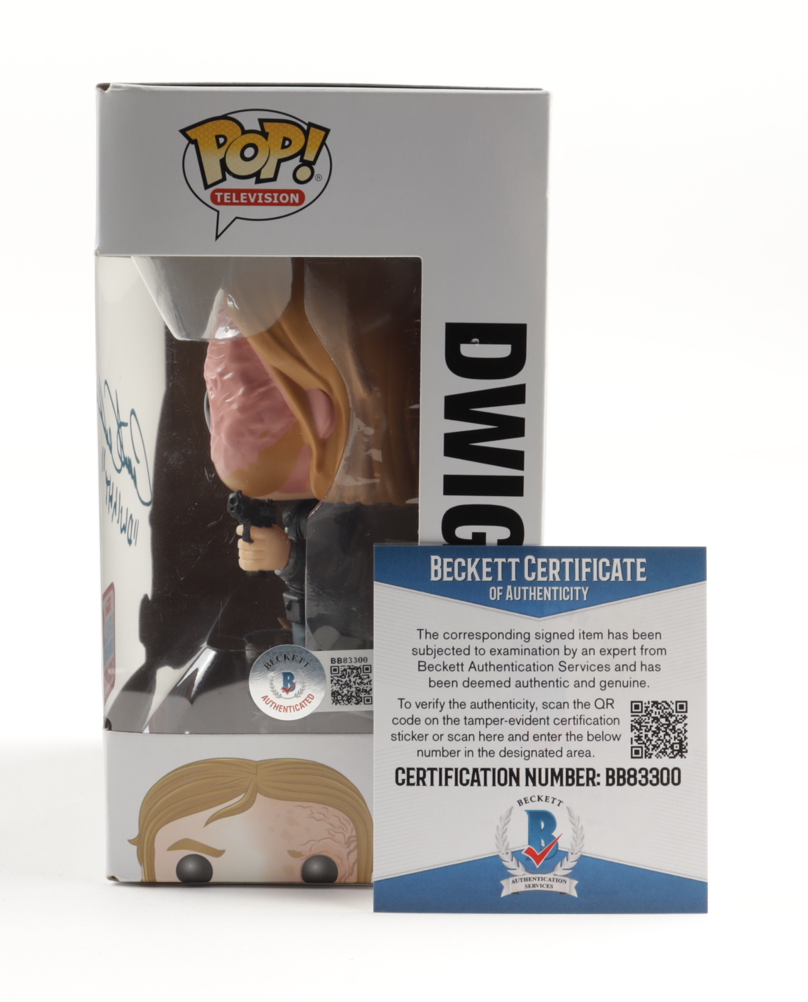 Austin Amelio Signed "The Walking Dead" Dwight #544 Funko Pop Vinyl Figure (Beckett COA) at PristineAuction.com Austin Amelio Signed "The Walking Dead" Dwight #544 Funko Pop Vinyl Figure (Beckett COA) at PristineAuction.com