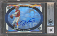 Joe Montana Signed 1996 SPx #P2 Promo (BGS | Auto 10) at PristineAuction.com