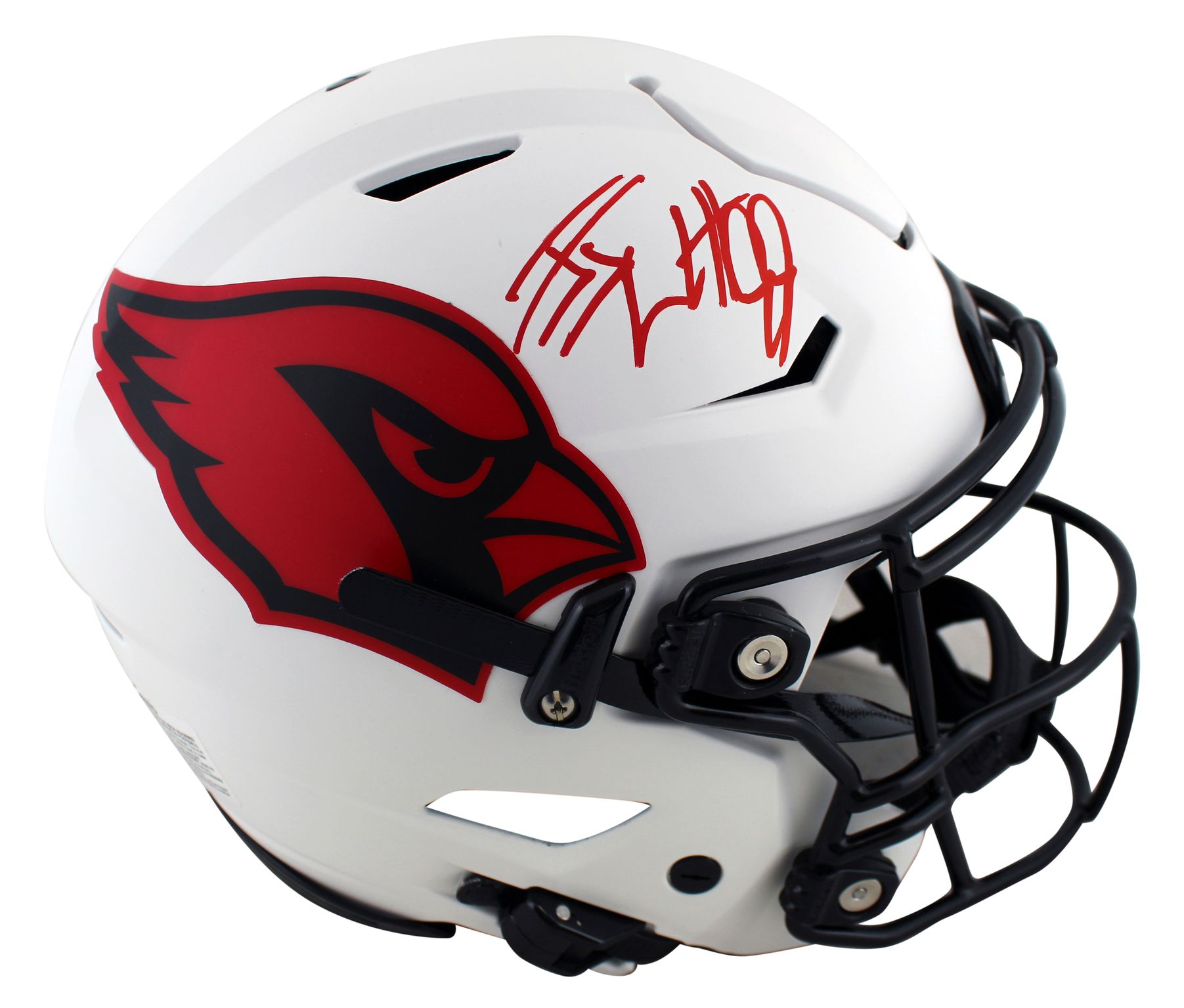 J.J. Watt Signed Cardinals Full-Size Authentic On-Field Lunar Eclipse Alternate SpeedFlex Helmet (JSA COA & Watt Hologram) at PristineAuction.com J.J. Watt Signed Cardinals Full-Size Authentic On-Field Lunar Eclipse Alternate SpeedFlex Helmet (JSA COA & Watt Hologram) at PristineAuction.com