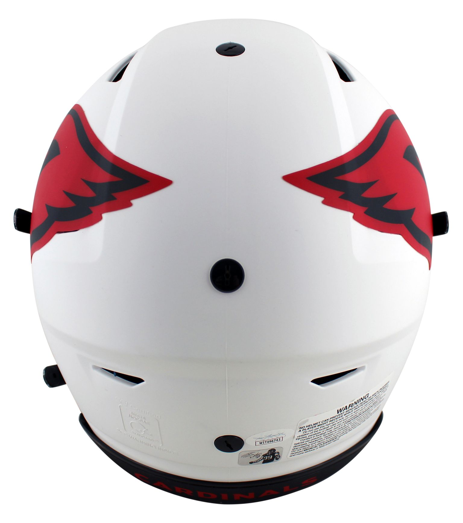 J.J. Watt Signed Cardinals Full-Size Authentic On-Field Lunar Eclipse Alternate SpeedFlex Helmet (JSA COA & Watt Hologram) at PristineAuction.com J.J. Watt Signed Cardinals Full-Size Authentic On-Field Lunar Eclipse Alternate SpeedFlex Helmet (JSA COA & Watt Hologram) at PristineAuction.com