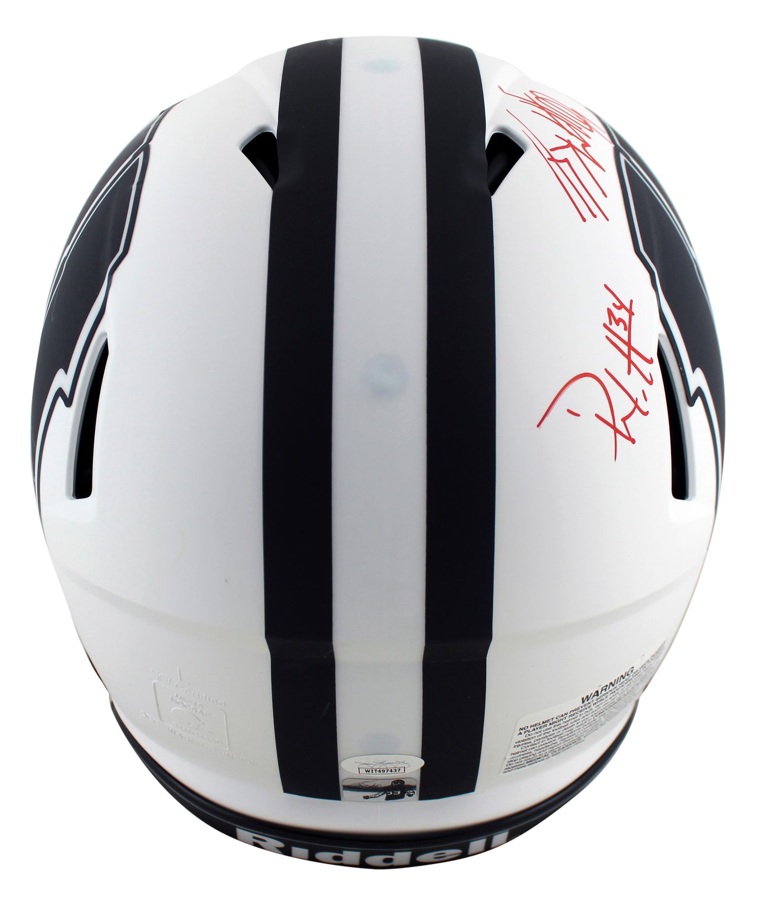 J.J. Watt, T.J. Watt & Derek Watt Signed Wisconsin Badgers Full-Size Authentic On-Field Lunar Eclipse Alternate Speed Helmet (JSA & Watt) at PristineAuction.com J.J. Watt, T.J. Watt & Derek Watt Signed Wisconsin Badgers Full-Size Authentic On-Field Lunar Eclipse Alternate Speed Helmet (JSA & Watt) at PristineAuction.com