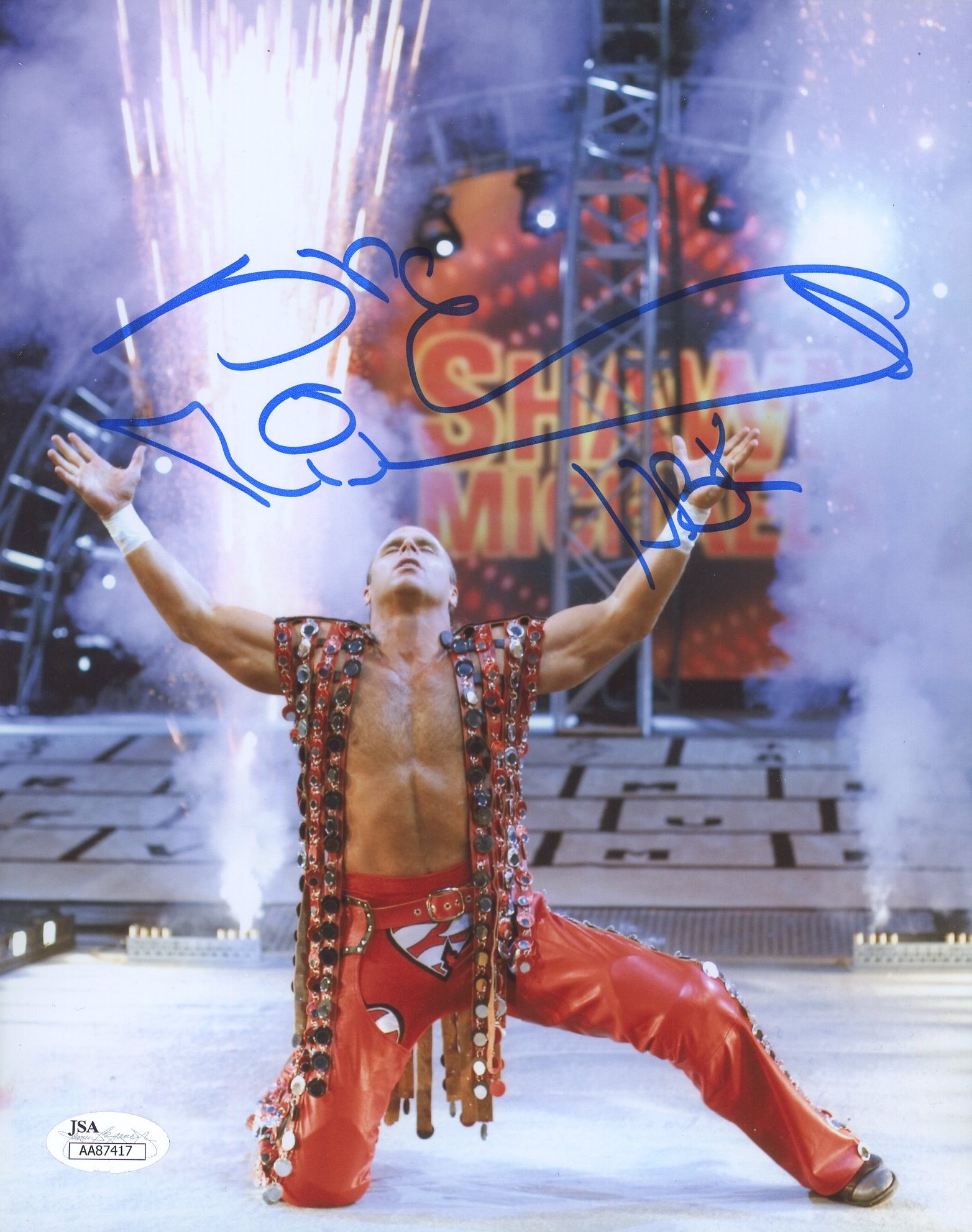 Shawn Michaels Signed 8x10 Photo Inscribed "HBK" (JSA COA) at PristineAuction.com Shawn Michaels Signed 8x10 Photo Inscribed "HBK" (JSA COA) at PristineAuction.com