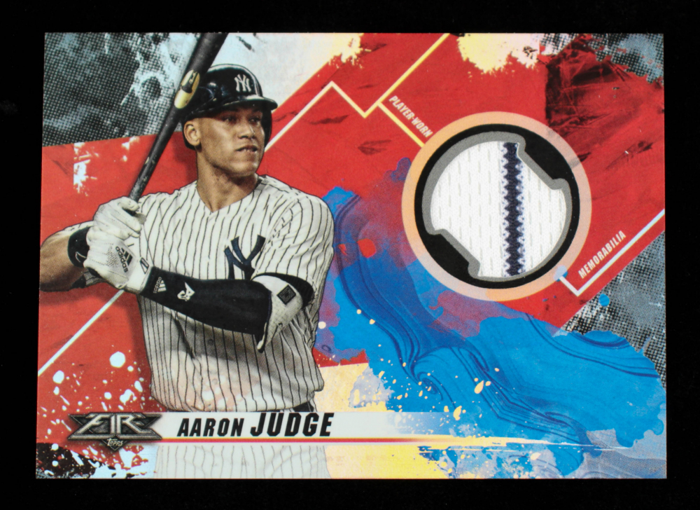 Aaron Judge 2019 Topps Fire Relics #FRAJ